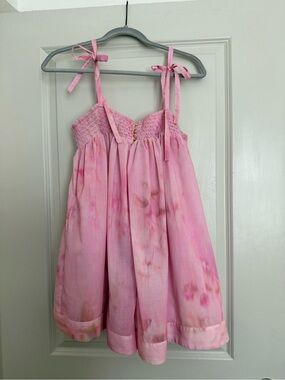 Gianni Bini X Shea Leigh Mills Leighton James Printed Satin Mini Romper - Pink